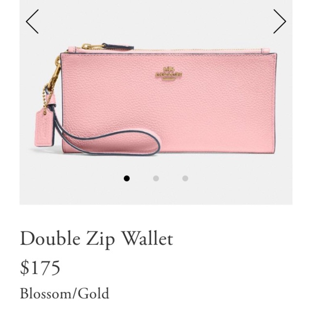 Coach Double Zip Wallet